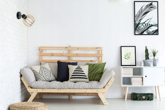 Light Home Modern Leuchte Wand mit Fassung E27 Schwarz