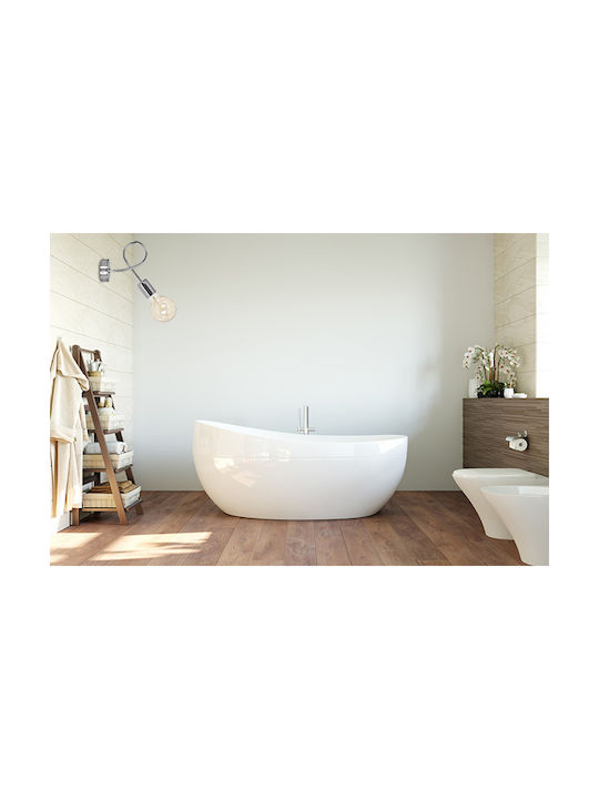 Light Home Modern Leuchte Wand mit Fassung E27 Transparent