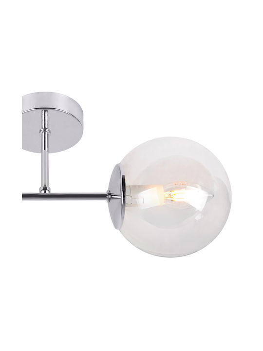 Light Home Leuchte Wand mit Fassung E14 Transparent