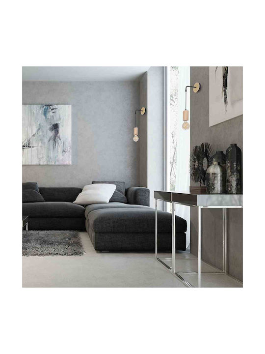Eko Light Φωτιστικό Τοίχου με Ντουί E27 Μπεζ