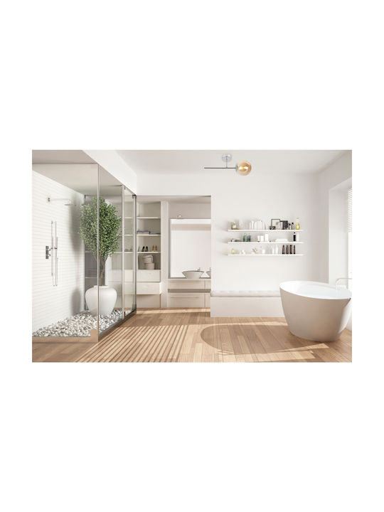 Light Home Осветително тяло За стена с фасунга E14 Кехлибарен