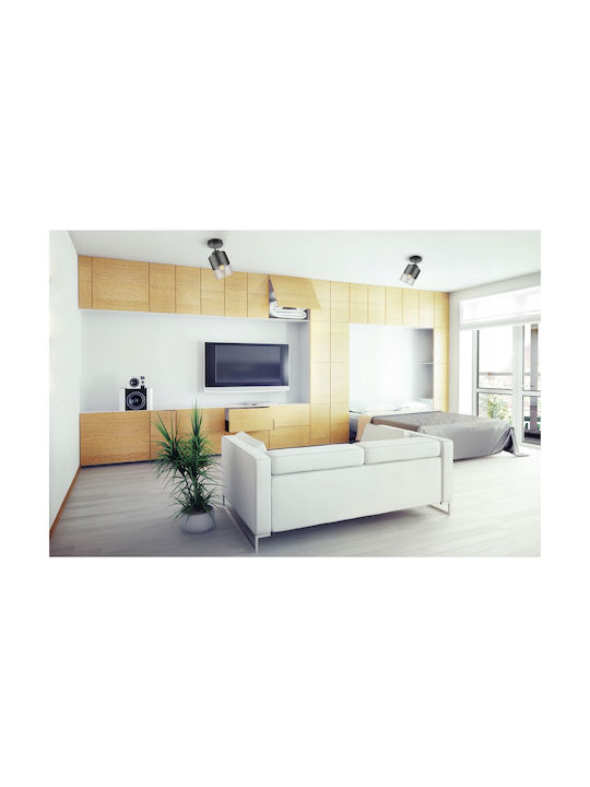 Light Home Modern Leuchte Wand mit Fassung E27 Schwarz