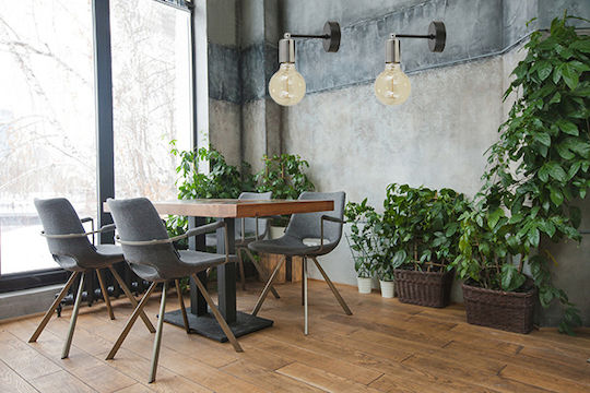 Light Home Μοντέρνο Φωτιστικό Τοίχου με Ντουί E27 Μαύρο