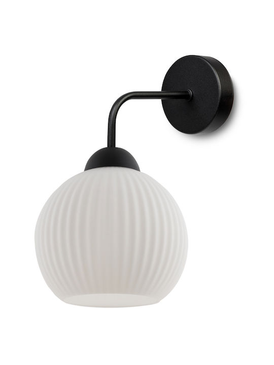 Light Home Modern Lumină de Perete cu Soclu E27 Negru