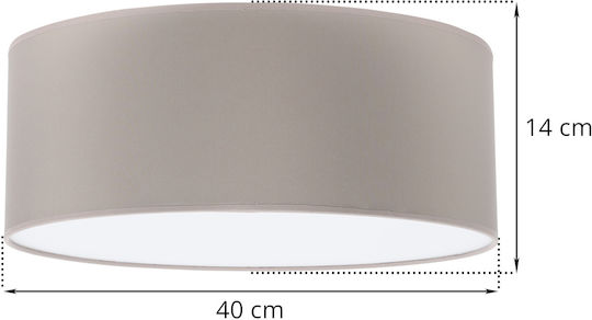 Light Home Πλαφονιέρα Οροφής με Ντουί E27