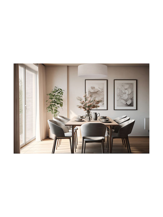 Light Home Таванно осветление Бяла с Фасунга E27