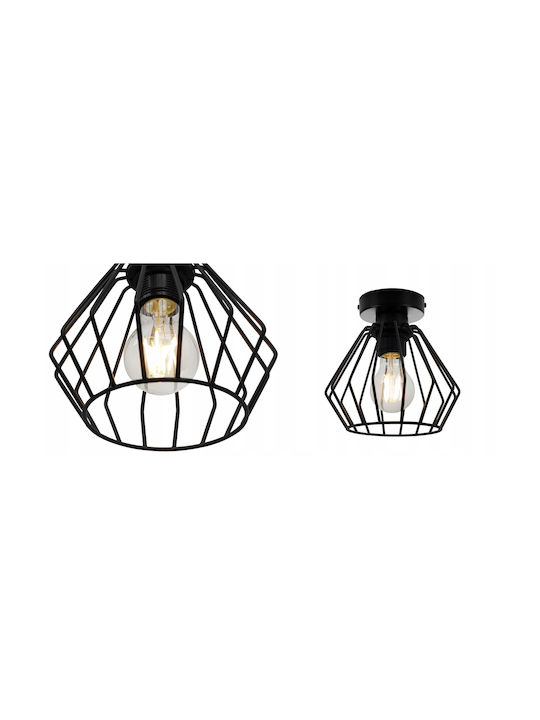 Light Home Plafonieră de Tavan Neagră