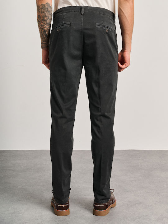 Culton Trousers Chino Elastic Grey Anthracite