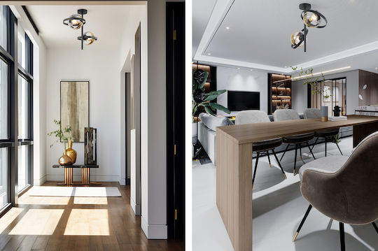 Light Home Πλαφονιέρα Οροφής Μαύρη με Ντουί E27