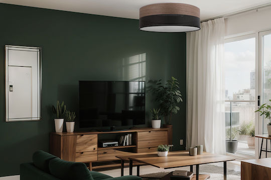 Light Home Πλαφονιέρα Οροφής Μαύρη με Ντουί E27