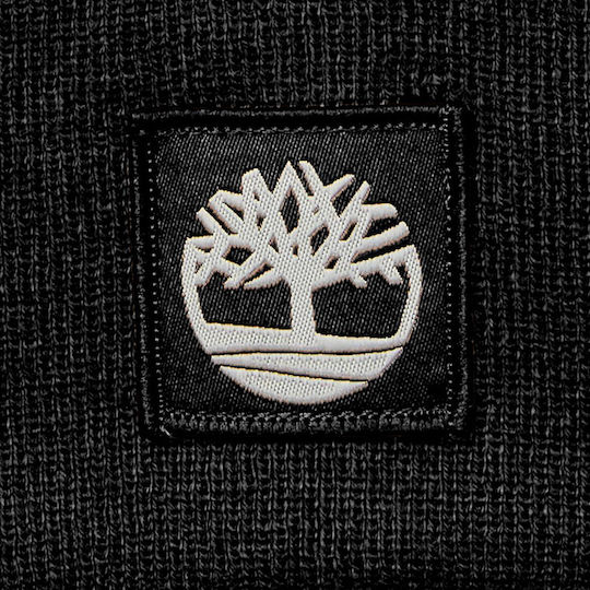 Tonal Beanie Beanie Knitted in Black color