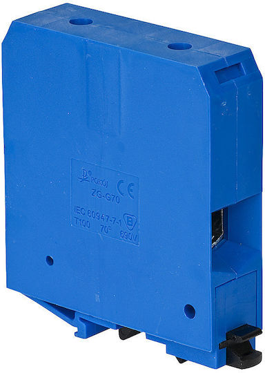 Conector Șină Filetată Zg-g70 Albastru