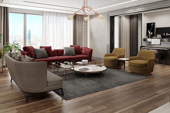 Light Home Πλαφονιέρα Οροφής Κίτρινη