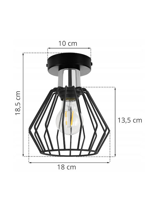 Light Home Deckenleuchte Schwarz
