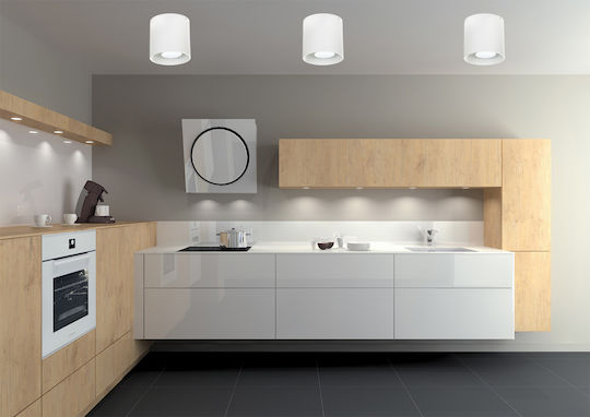 Light Home Μονό Σποτ με Ντουί GU10 σε Μαύρο Χρώμα