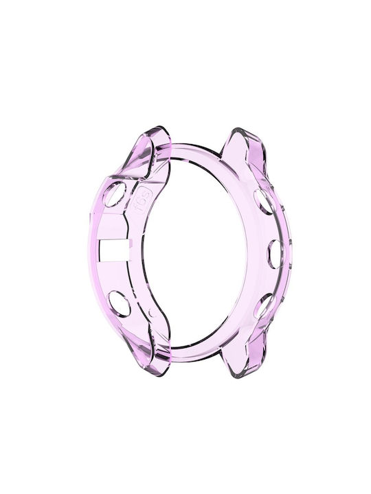 Protective Silicone Case in Purple color for Garmin Fenix 6s