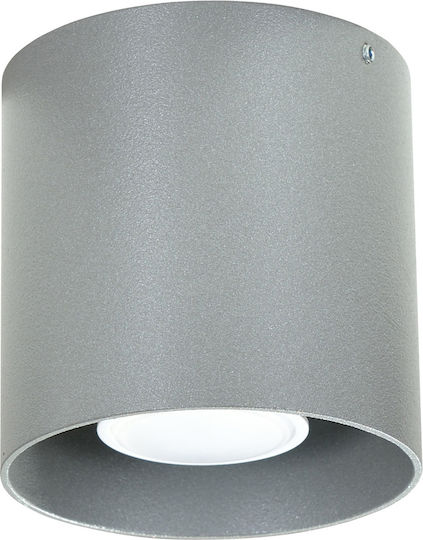 Light Home Μονό Σποτ με Ντουί GU10 σε Μαύρο Χρώμα