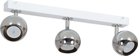 Light Home Dreifach Spot mit Fassung GU10 in Schwarz Farbe