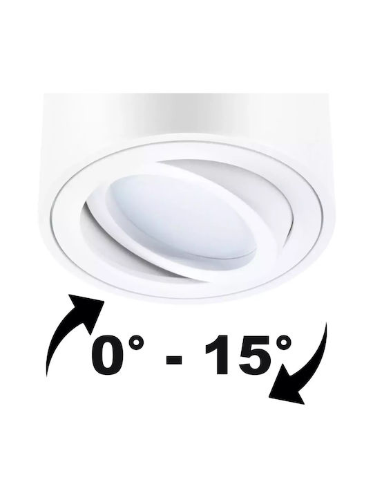 Lumiled Σποτ με Ντουί GU10 σε Λευκό Χρώμα