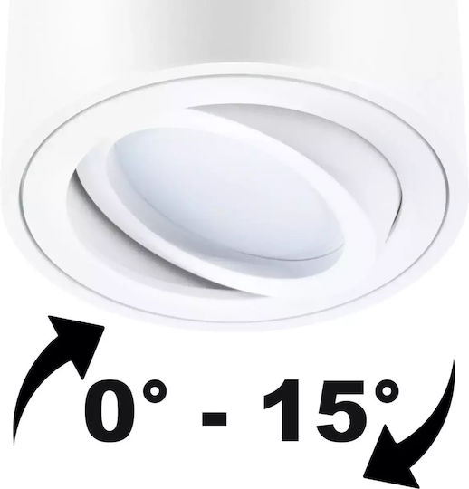 Lumiled Σποτ με Ντουί GU10 σε Λευκό Χρώμα