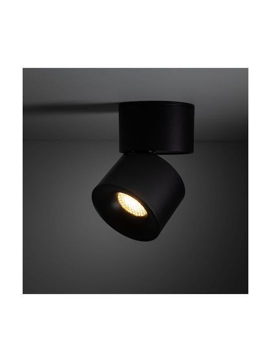 TK Lighting LED Ρυθμιζόμενο Λευκό Σποτ σε Μαύρο Χρώμα