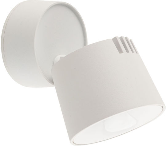 TK Lighting LED Ρυθμιζόμενο Λευκό Σποτ σε Λευκό Χρώμα