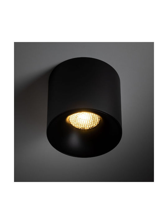 TK Lighting LED Ρυθμιζόμενο Λευκό Σποτ σε Μαύρο Χρώμα