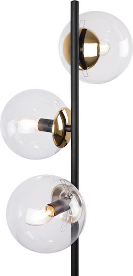 Light Home Stehleuchte mit Fassung für Lampe E14 Schwarz