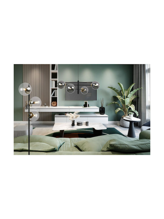 Light Home Lampa de podea cu Soclu pentru Bec E14 Negru