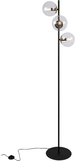 Light Home Stehleuchte mit Fassung für Lampe E14 Schwarz