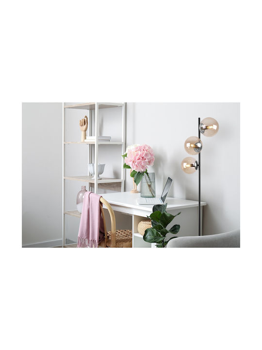 Light Home Φωτιστικό Δαπέδου με Ντουί για Λαμπτήρα E14 Μαύρο