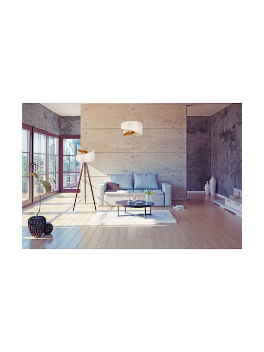 Light Home Lampa de podea cu Soclu pentru Bec E27 Maro
