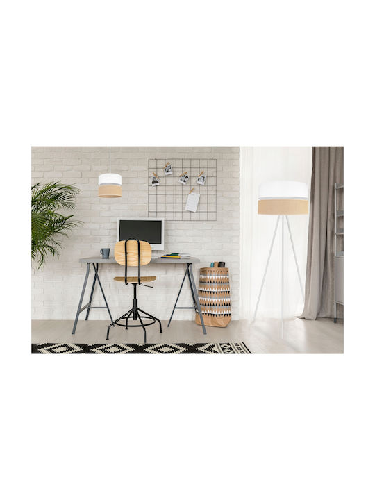 Light Home Φωτιστικό Δαπέδου Υ145εκ. με Ντουί για Λαμπτήρα E27 Λευκό