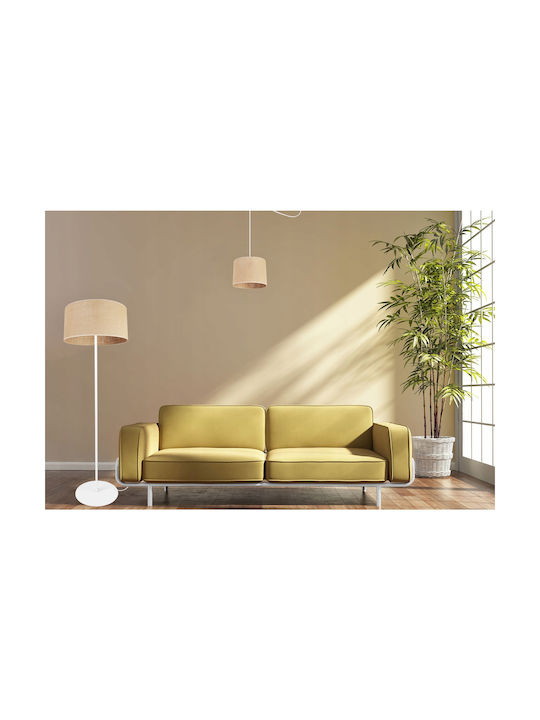 Light Home Floor Lamp with Socket for Bulb E27 White