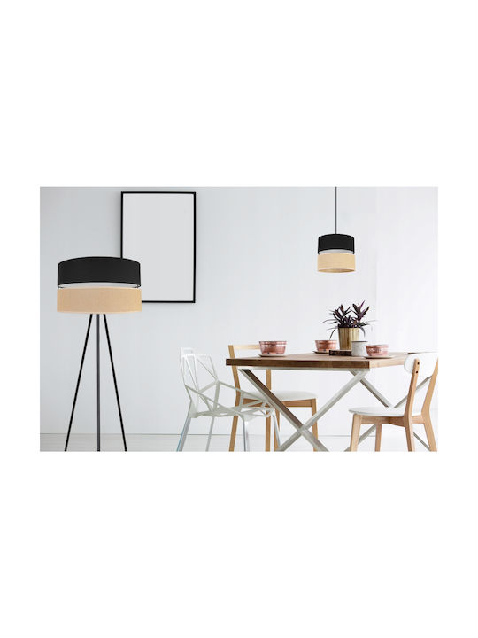 Light Home Подова Лампа В145см. с Цокъл за Крушка E27 Черен