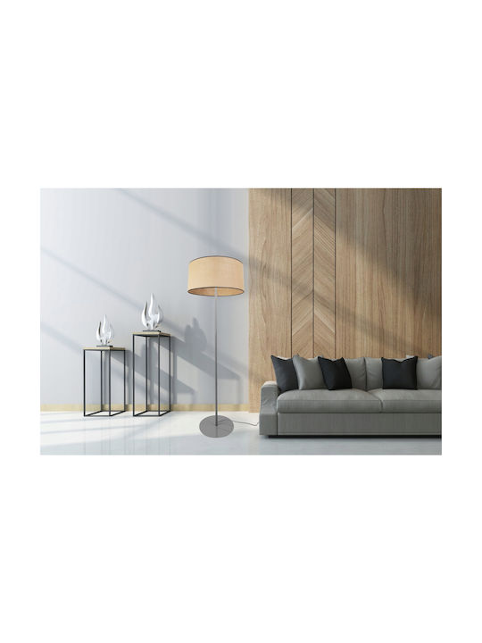 Light Home Lampa de podea Î153xL40cm. cu Soclu pentru Bec E27 Alb