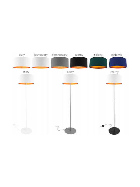 Light Home Stehleuchte mit Fassung für Lampe E27 Weiß