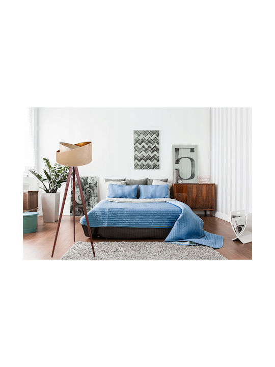 Light Home Φωτιστικό Δαπέδου με Ντουί για Λαμπτήρα E27 Καφέ