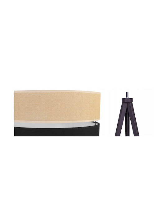 Light Home Φωτιστικό Δαπέδου Υ150εκ. με Ντουί για Λαμπτήρα E27 Μαύρο