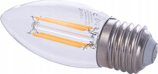 Eko Light LED-Lampe 4W 93mm für Fassung E27 Warmes Weiß