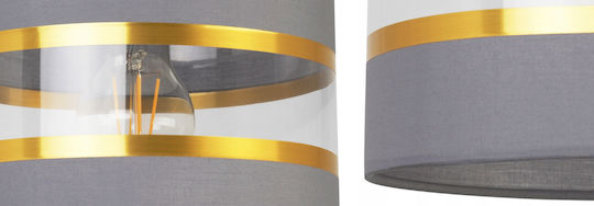 Light Home Metall Tischlampe für Fassung E27 mit Weiß Schirm und Basis