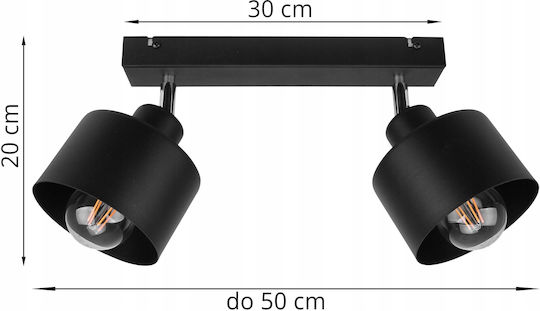 Light Home Pendant Light Black with Socket E27