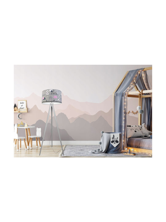 Light Home LED Kinder Dekorative Lampe Weiß 55εκ.