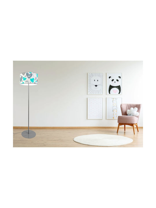 Light Home LED Kinder Dekorative Lampe Türkis 30εκ.
