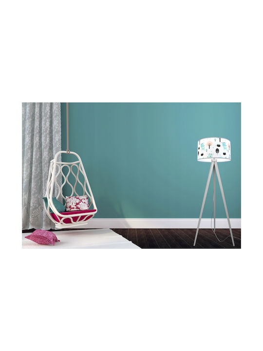 Light Home Led Kids Decorative Lamp White 55εκ.