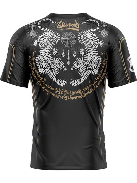 8 Weapons Bărbați Cu mânecă scurtă Tricou 8180004 Neagră