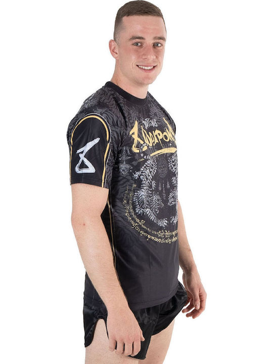 8 Weapons Herren Kurzärmlig T-Shirt 8180004 Schwarz