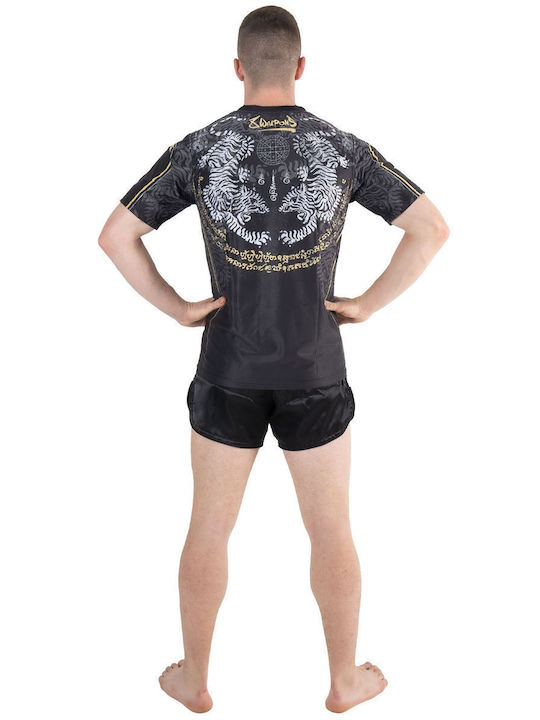 8 Weapons Herren Kurzärmlig T-Shirt 8180004 Schwarz