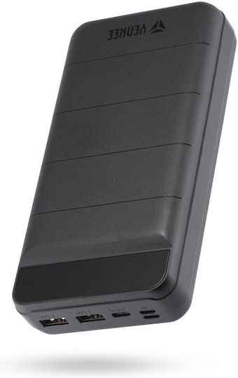 Yenkee YPB 3010 Power Bank 30000mAh με 2 Θύρες USB-A Μαύρο