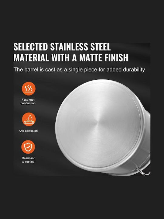 Vevor Stainless Steel Marmite Pot 39.7lt / 42cm